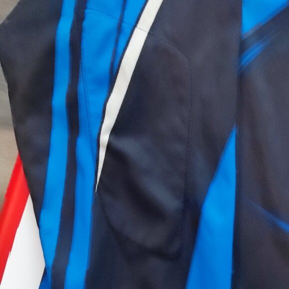 Thor MX Phase motocross jersey blue with graphic design men's size L - Picture 11 of 13